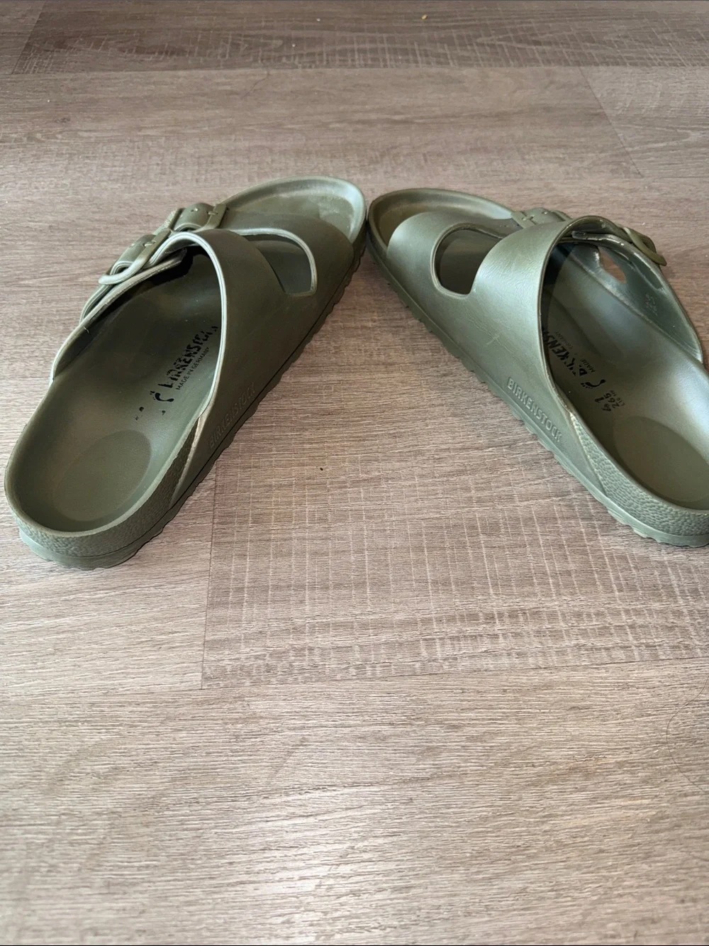 Birkenstock Arizona EVA Sandals Hunter Green Sage Sz Women 10 / Men